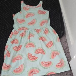 Carter's Mint and Coral Watermelon Dress